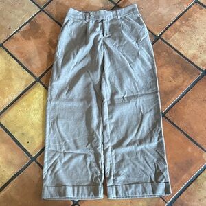 Hollister Women's Tan Wide-Leg Trousers